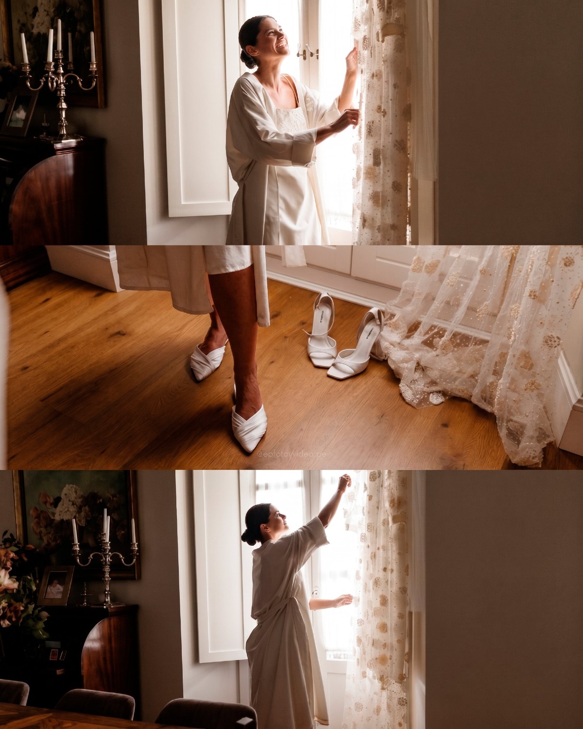 Preparativos de la novia